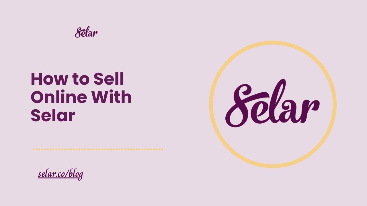 How to Sell Online With Selar