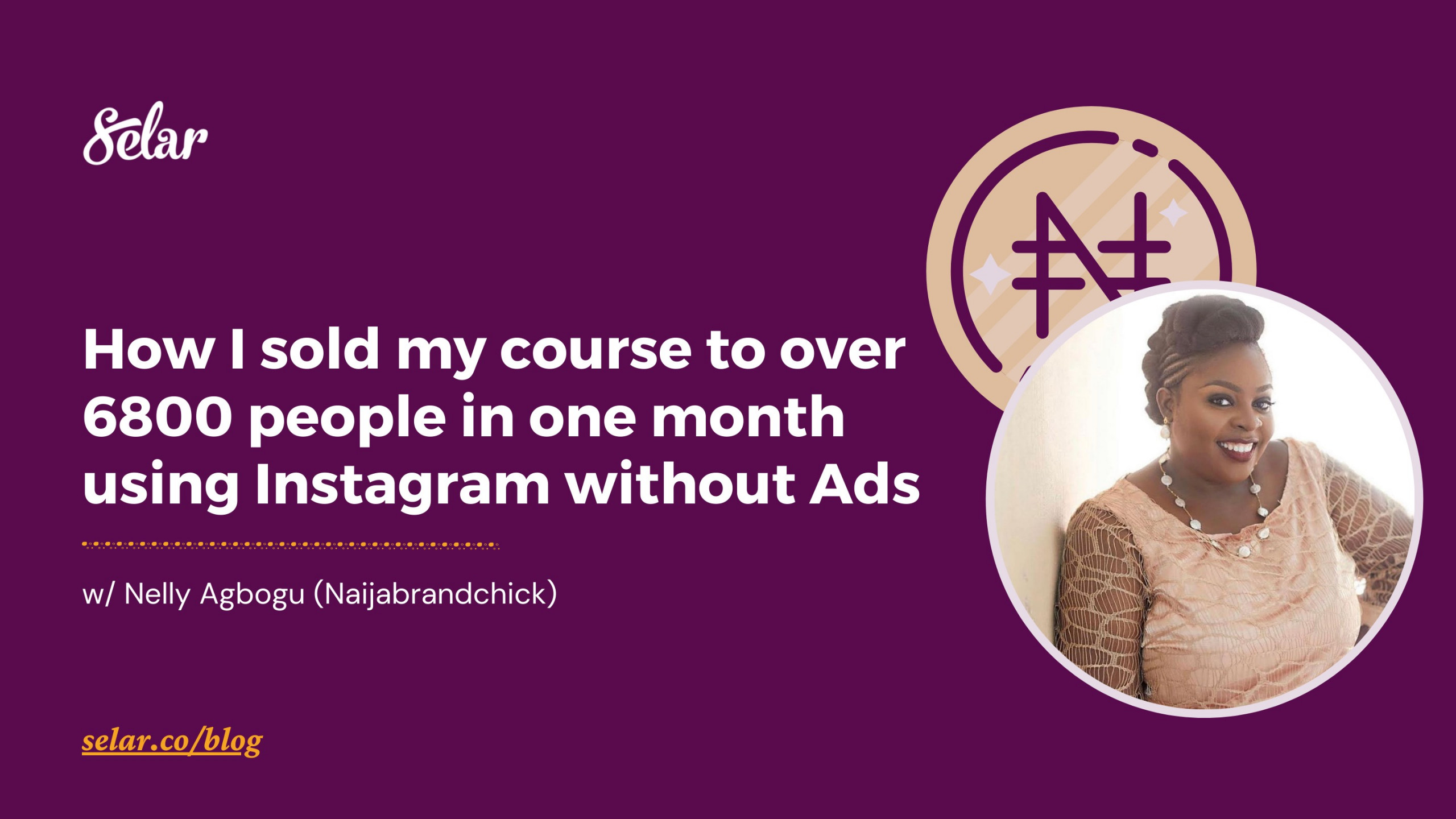 #Passion2Profit: How I sold my course to over 6800 people in one month without using ads.