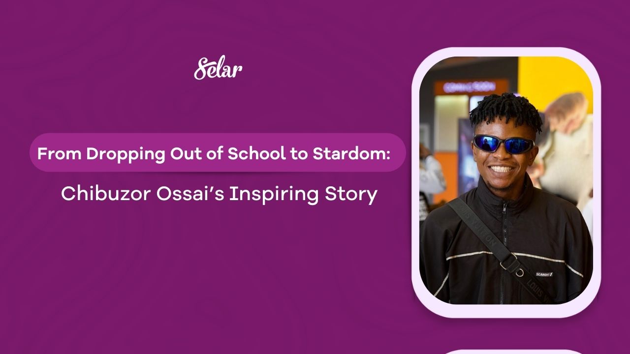 From Dropping Out of School to Stardom: Chibuzor Ossai’s Inspiring Story