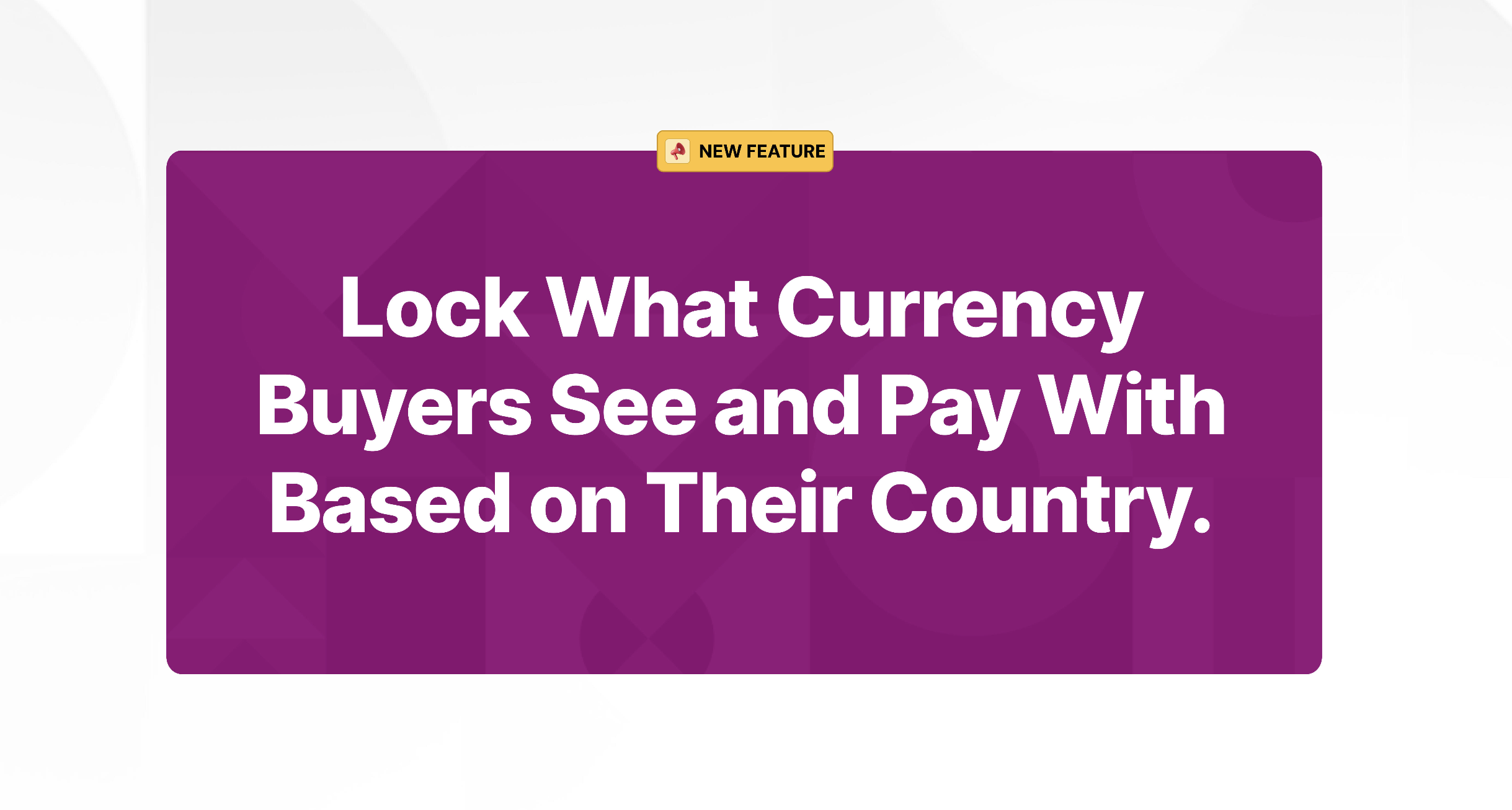 Product Update: You Can Now Disable Currency Switching on Selar