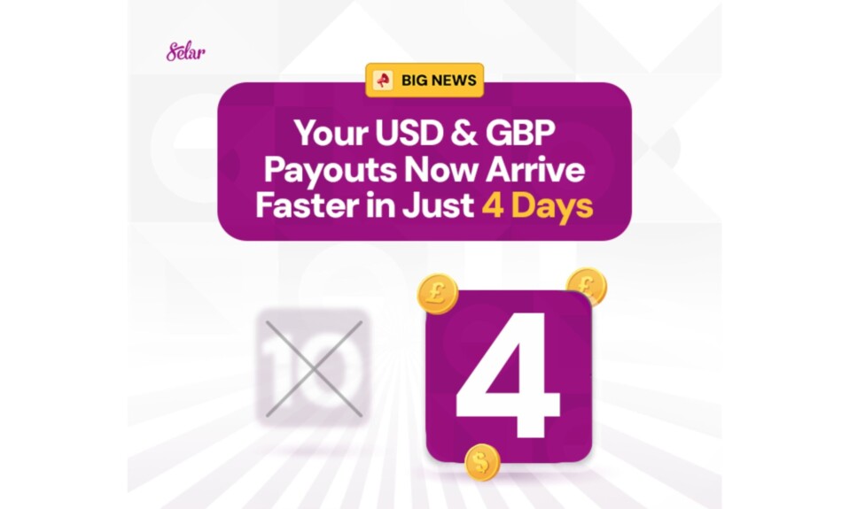 USD and GBP Payouts Now Arrive in 4 Days